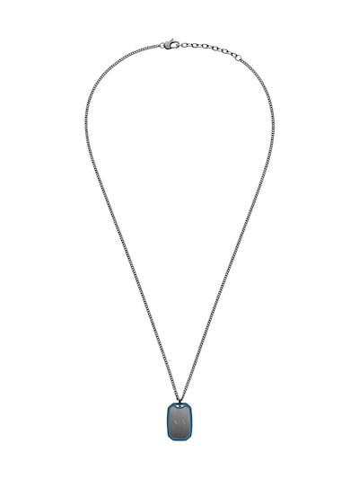 Armani Exchange Gunmetal Necklace AXG0171060