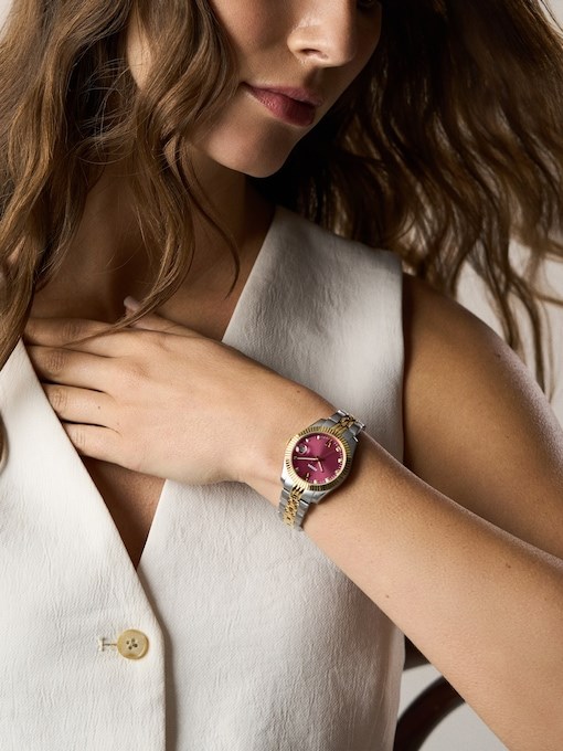 Fossil Scarlette 2 Tone Watch ES5461