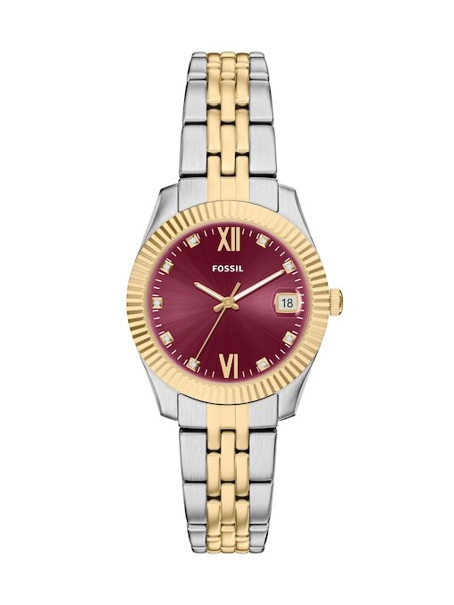 Fossil Scarlette 2 Tone Watch ES5461