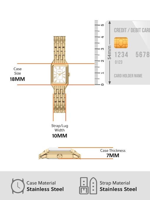 Fossil Raquel Gold Watch ES5467