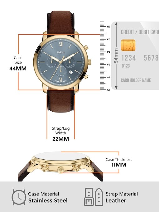 Fossil Neutra Brown Watch FS6162