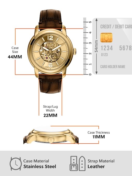 Fossil Fossil Heritage Brown Watch ME3279