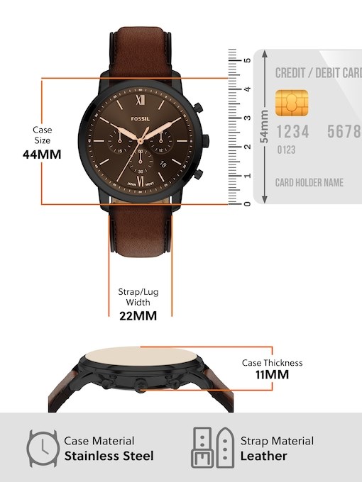 Fossil Neutra Brown Watch FS6163