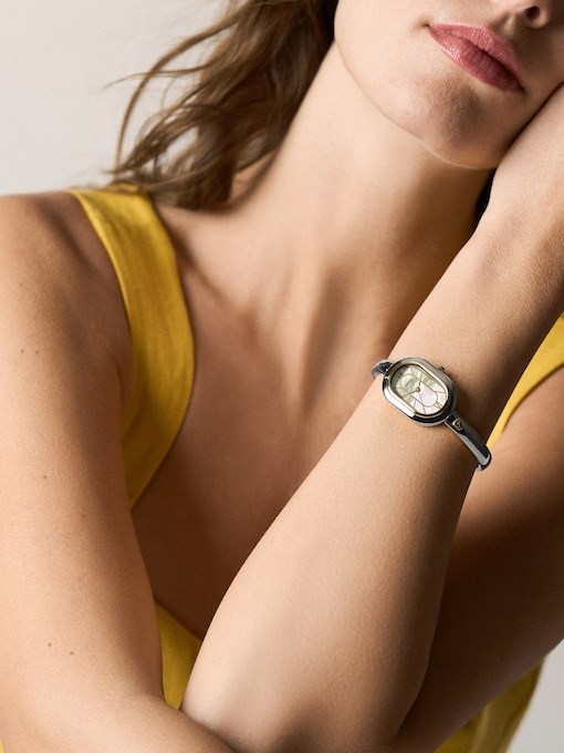 Fossil Sloan Silver Watch ES5455