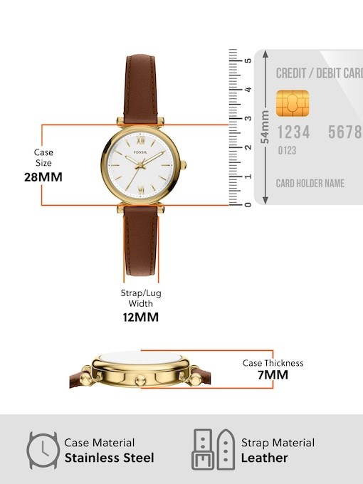 Fossil Carlie Brown Watch ES5464 Fossil Carlie Brown Watch ES5464