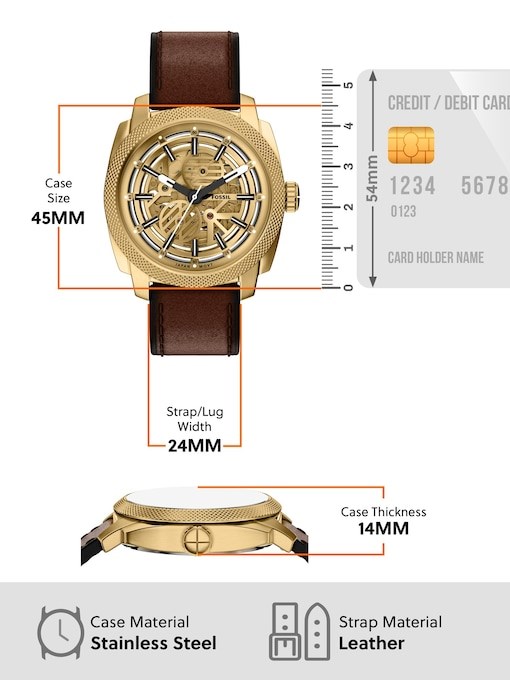 Fossil Machine Brown Watch ME3278