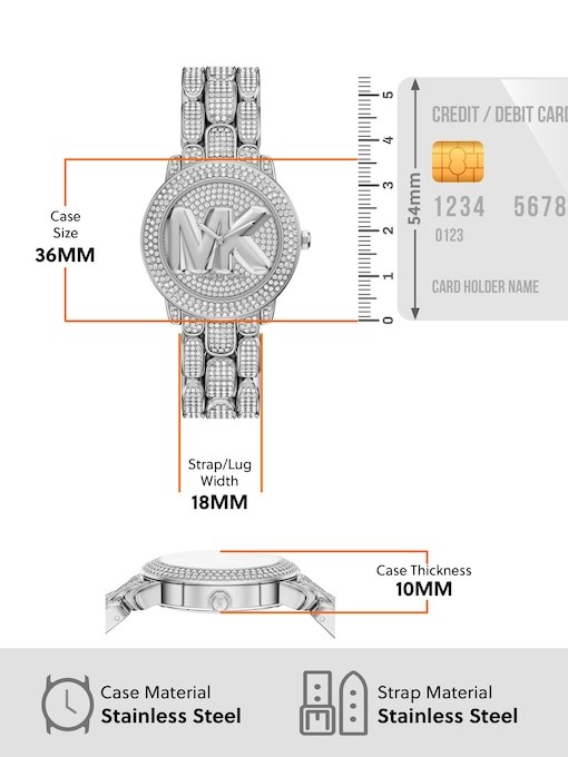 Michael Kors Phoebe Silver Watch MK7566