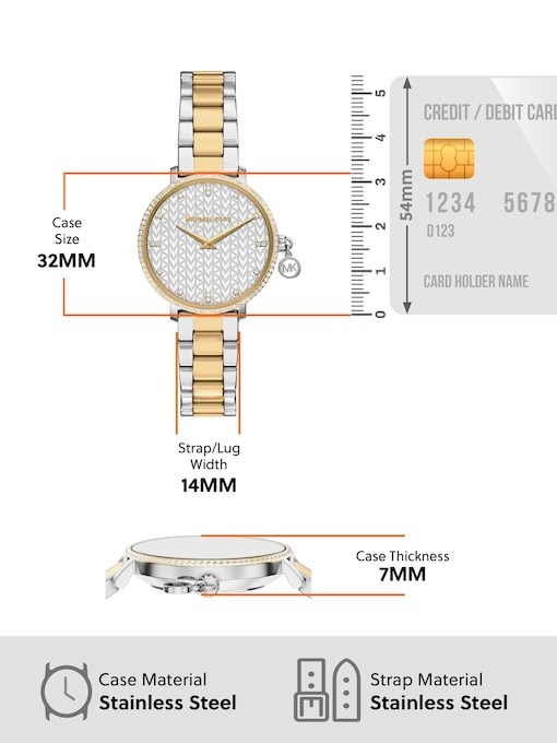 Michael Kors Pyper 2 Tone Watch MK7574 Michael Kors Pyper 2 Tone Watch MK7574