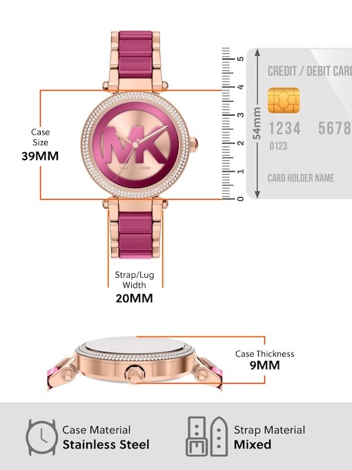 Michael Kors Parker 2 Tone Watch MKO1256 Michael Kors Parker 2 Tone Watch MKO1256