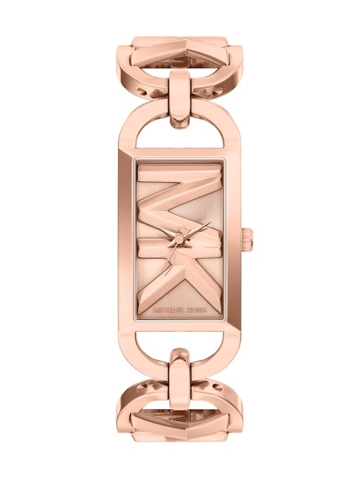 Michael Kors MK Empire Three-Hand Gold-Tone Stainless Steel Watch