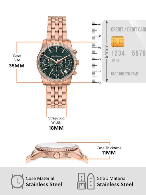 Michael Kors Bryant Rose Gold Watch MK7600