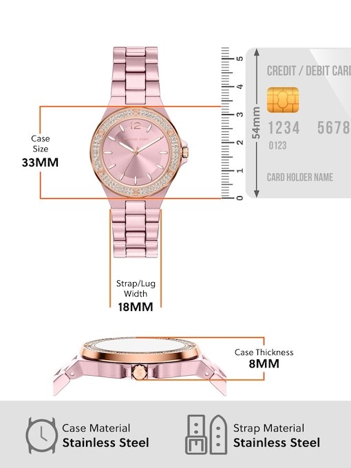 Michael Kors Lennox Pink Watch MKO1254 Michael Kors Lennox Pink Watch MKO1254