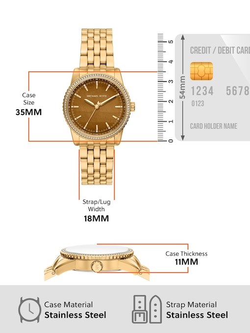 Michael Kors Bryant Gold Watch MK7581 Michael Kors Bryant Gold Watch MK7581