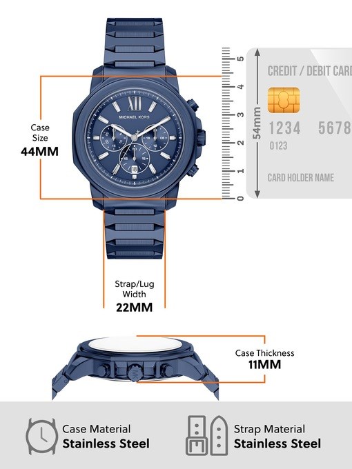 Michael Kors Prescott Blue Watch MK9251