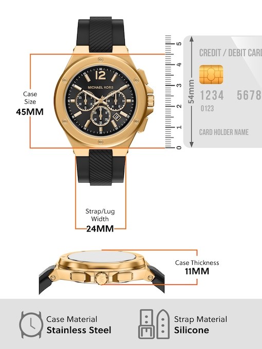 Michael Kors Lennox Black Watch MKO1272 Michael Kors Lennox Black Watch MKO1272