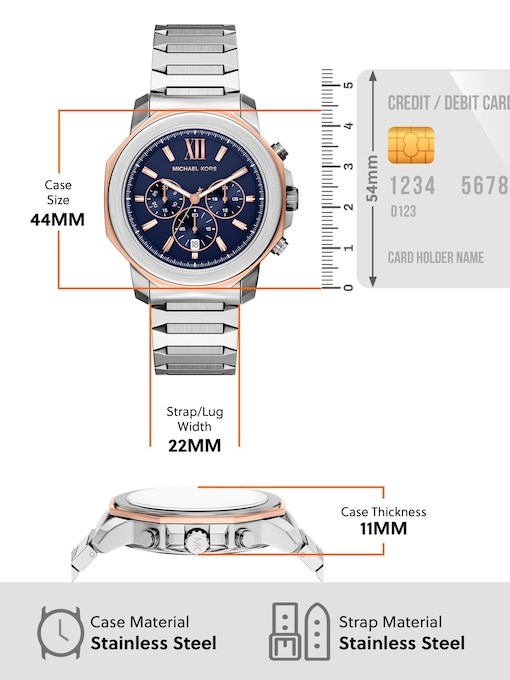 Michael Kors Prescott Silver Watch MK9250