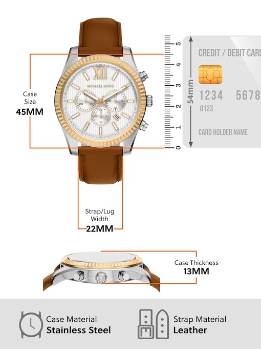 Michael Kors Lexington Brown Watch MK9257