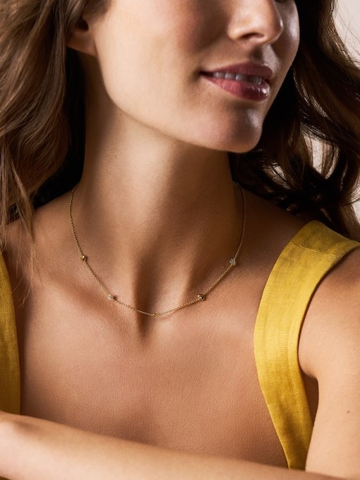 Fossil Sutton Gold Necklace JA7298710 Fossil Sutton Gold Necklace JA7298710