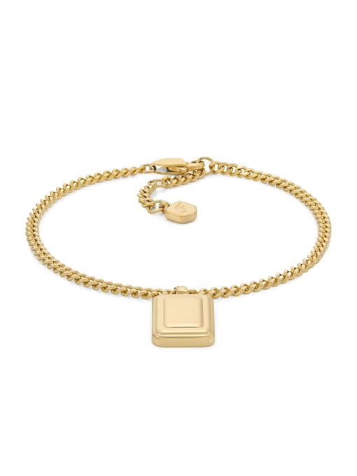 Raquel Bold Chains Gold-Tone Stainless Steel Chain Bracelet