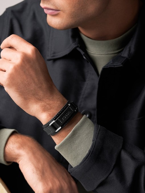 Fossil Machine Black Bracelet JF04950040 Fossil Machine Black Bracelet JF04950040