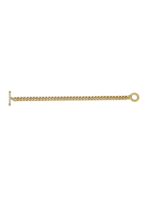 Fossil Carlie T-Bar Gold Bracelet JF04957710