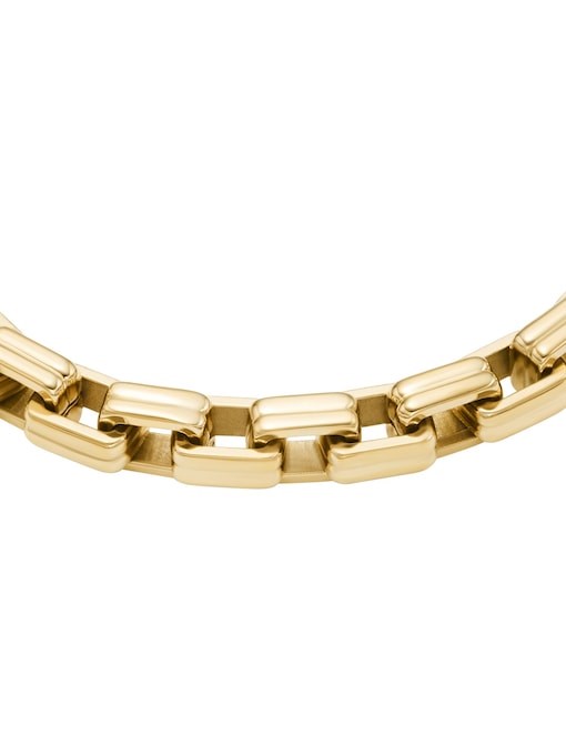 Raquel Bold Chains Gold-Tone Stainless Steel Chain Bracelet