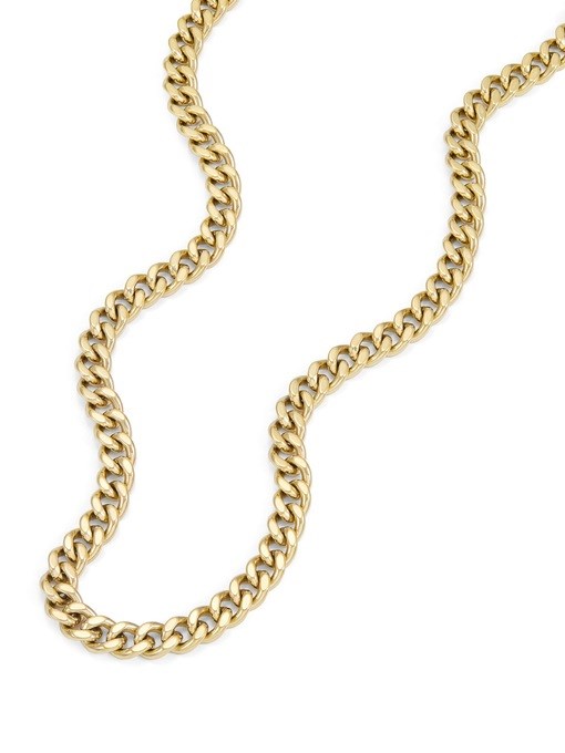 Fossil Carlie T-Bar Gold Necklace JF04956710 Fossil Carlie T-Bar Gold Necklace JF04956710