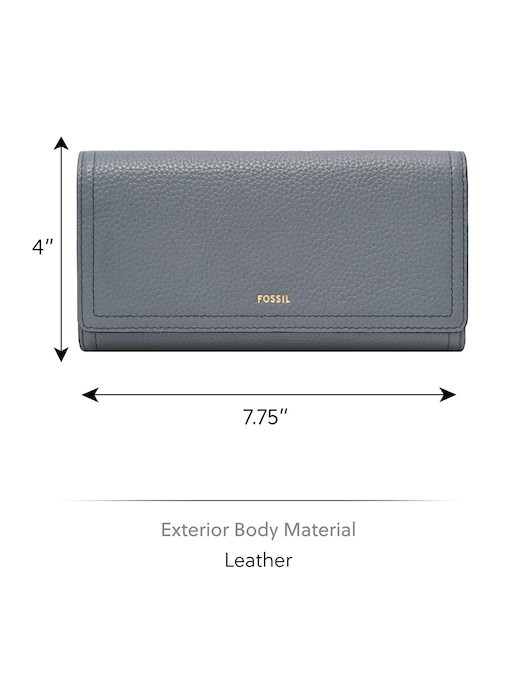 Fossil Logan Blue Clutch SL7833450 Fossil Logan Blue Clutch SL7833450