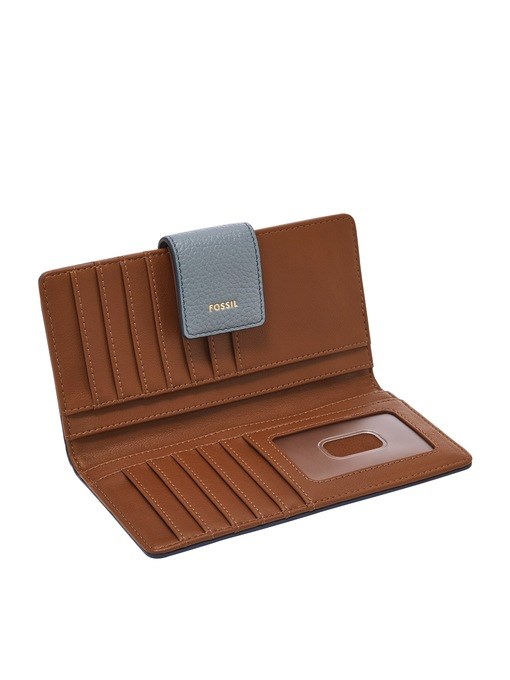 Fossil Logan Blue Clutch SL7830450 Fossil Logan Blue Clutch SL7830450