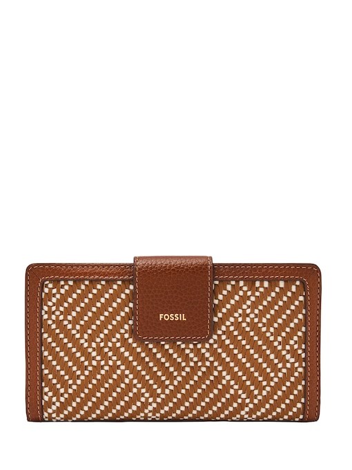 Fossil Logan Brown Clutch SL10100994 Fossil Logan Brown Clutch SL10100994