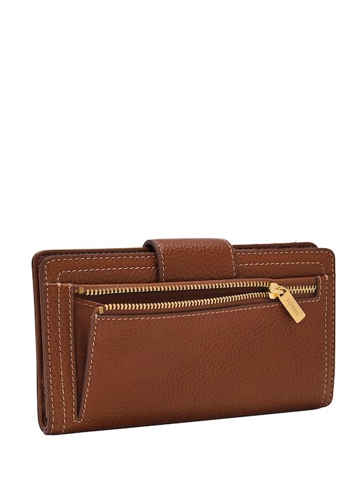 Fossil Logan Brown Clutch SL10100994 Fossil Logan Brown Clutch SL10100994
