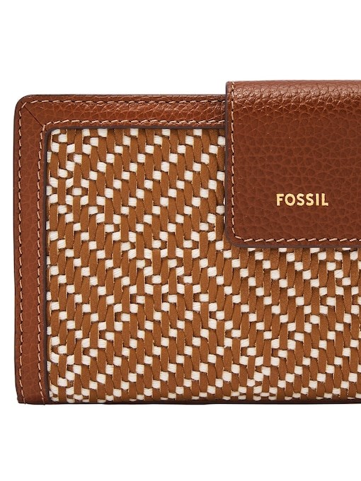 Fossil Logan Brown Clutch SL10100994 Fossil Logan Brown Clutch SL10100994