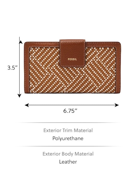 Fossil Logan Brown Clutch SL10100994 Fossil Logan Brown Clutch SL10100994