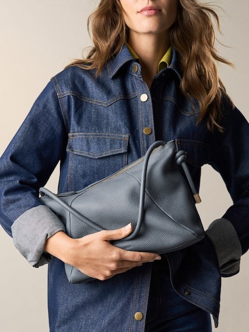 Fossil Willa Blue Shoulder Bag ZB11119450