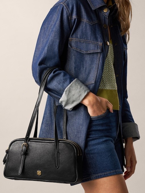 Fossil Danni Black Shoulder Bag ZB11223001