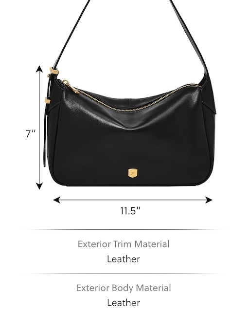 Fossil Dillon Black Shoulder Bag ZB11186001