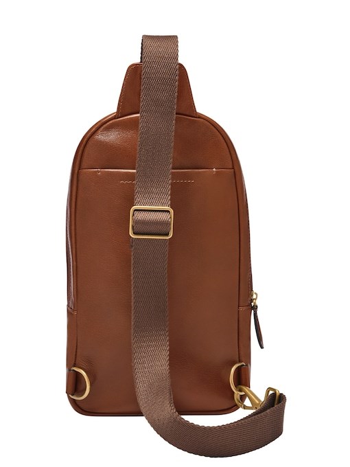 Fossil Finn Brown Shoulder Bag MBG9646212