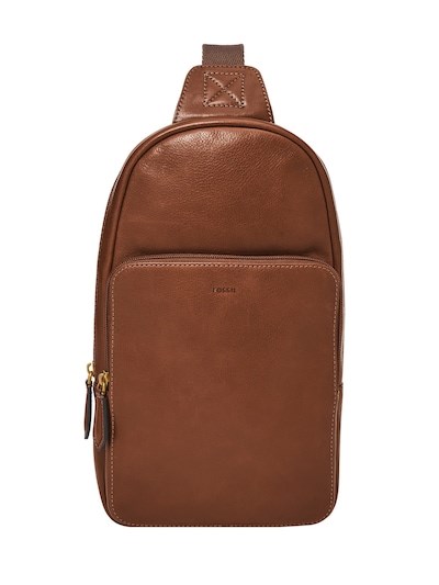 Fossil Finn Brown Shoulder Bag MBG9646212