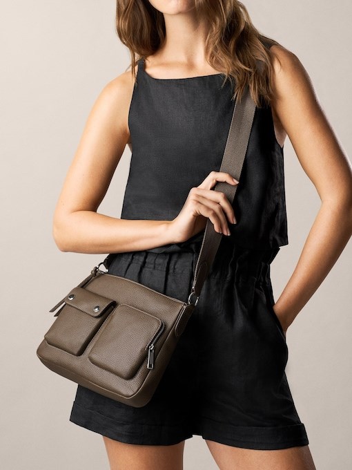 Fossil Maysen Gray Crossbody ZB11209793