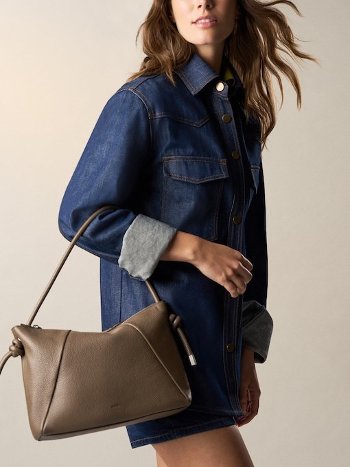 Fossil Willa Gray Shoulder Bag ZB11119793