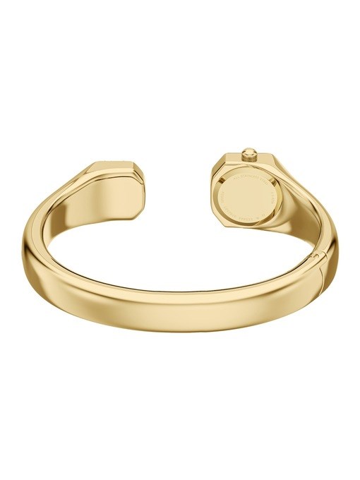 Harlow Two-Hand Gold-Tone Stainless Steel Watch Bangle Harlow Two-Hand Gold-Tone Stainless Steel Watch Bangle