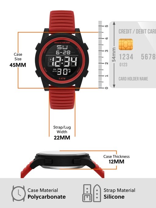 Skechers Masongate Red Watch SR5220