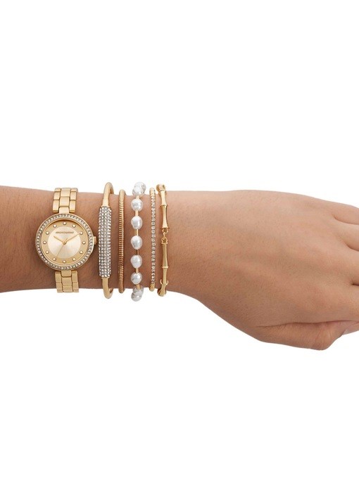Skechers Bracelet Glitz Set Gold Watch SR9084