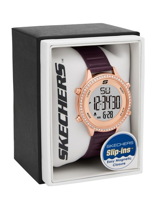 Skechers Aliso Burgundy Watch SR6342