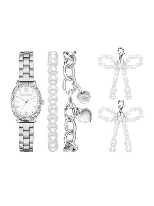 Skechers Sets Silver Watch SR9135