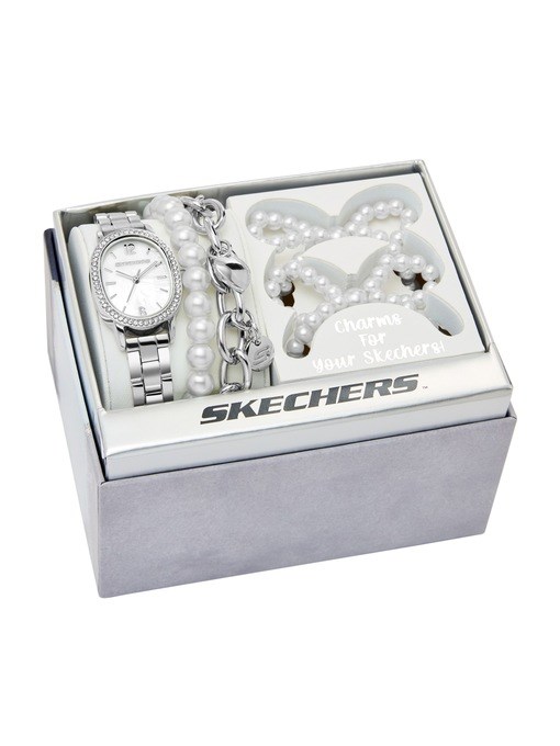 Skechers Sets Silver Watch SR9135