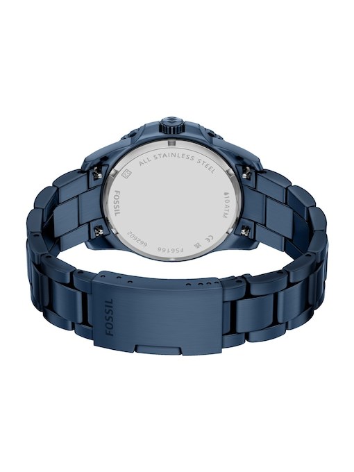 Fossil Blue Dive Three-Hand Navy Stainless Steel Watch Fossil Blue Dive Three-Hand Navy Stainless Steel Watch