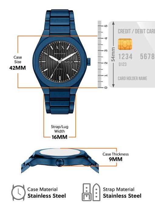 Armani Exchange Blue Watch AX4299 Armani Exchange Blue Watch AX4299