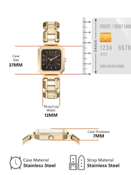 Armani Exchange Gold Watch AX5738