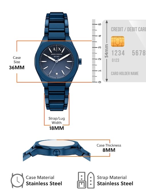 Armani Exchange Blue Watch AX6032 Armani Exchange Blue Watch AX6032